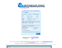 Tablet Screenshot of aircheap.org